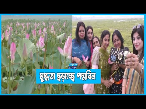 দর্শনার্থীদের ভিড়ে মুখরিত গোবিন চাতাল পদ্মবিল