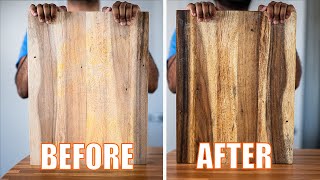 How To Season Your Cutting Board | NO MORE SMELLY BOARDS!!!!