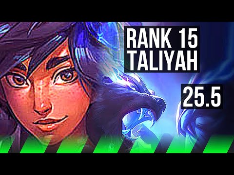 TALIYAH vs VOLIBEAR (JGL) | Rank 15 Taliyah | EUW Challenger | 25.5