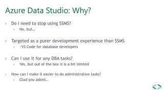 Turn Runbooks into Notebooks: Handling Maintenance and Emergencies with Azure Data Studio by Matt Gordon (Recorded Webinar)