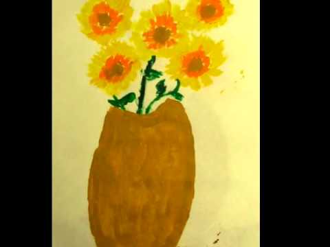 Fall sunflowers by Miss Medvick's class