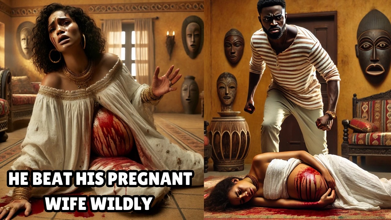 WILDLY BEATEN BY HER HUSBAND WHILE SHE WAS PREGNANT| African tales  #africantales #loveandbetrayal