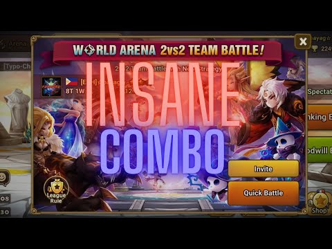 Summoners War World Arena 2vs2 Team Battle