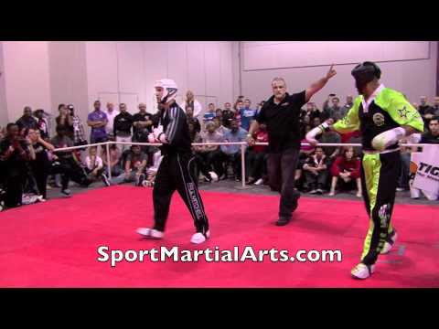 Greg Betlach v Raymond Daniels - Men's Team Sparring - 2012 Compete Nationals