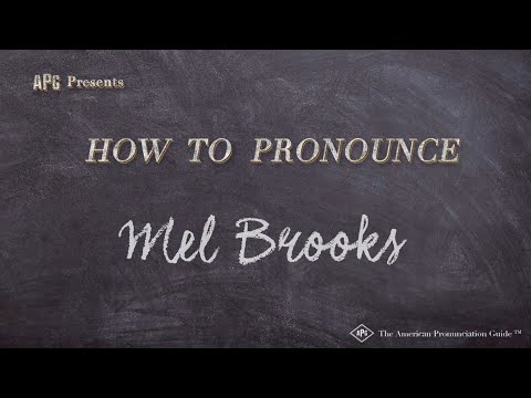 How to Pronounce Mel Brooks (Real Life Examples!)