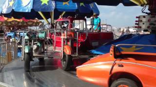 Minh drive Firetruck at Festival