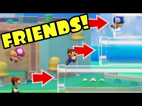 Super Mario Maker 2 Multiplayer Co-Op with Friends