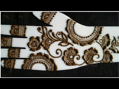 Unique Mehandi Design ll Simple and Easy Mehandi Design ll Ahmar hinaa