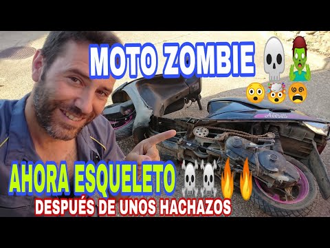 💀VUELVE 🛵LA MOTO ZOMBIE🧟!! Ahora ESQUELETO con HACHA☠️ 1ª PARTE