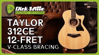 Video thumbnail for Dirk Witte | Taylor 312CE 12-fret with V-class Bracing by Dirk Witte Music Store