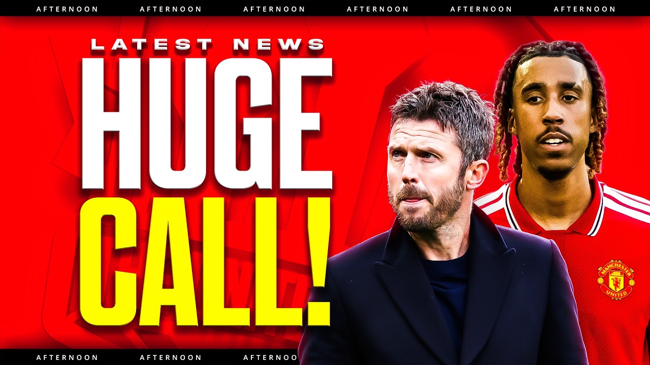 Carrick MUST Take THIS Advice From Sir Alex! Man Utd News!