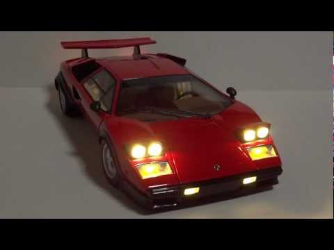 1:18 KYOSHO Lamborghini Countach WalterWolf ver. LED Tuning