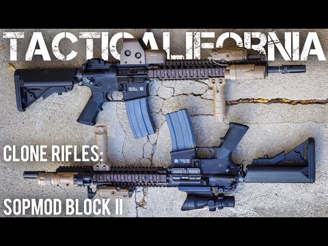 CLONE RIFLES :  M4A1 SOPMOD BLOCK II