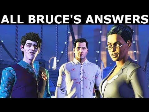 This Creature's With You? - All Bruce's Answers - BATMAN Season 2 The Enemy Within Episode 4