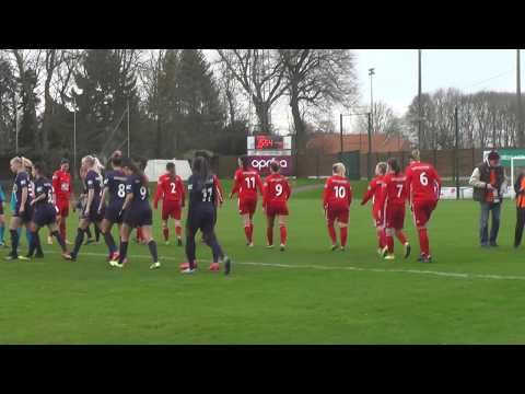 Arras FCF & Paris Saint-Germain enter the field on 16.02.2020
