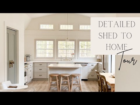 Detailed Shed to Home Tour