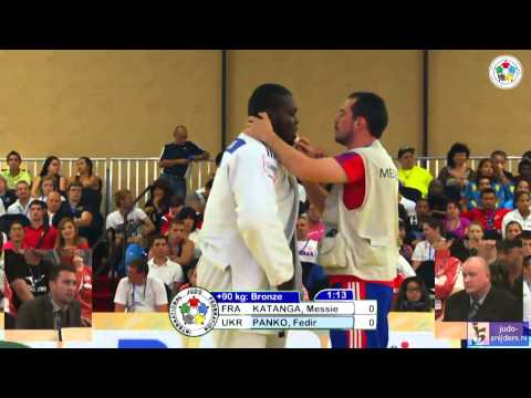 Judo 2013 Wold Championship Miami Cadets: Katanga (FRA) - Panko (UKR) [+90kg] bronze