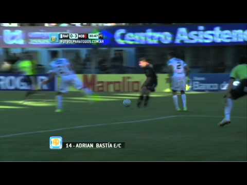 Gol Bastía (e/c).  Rafaela 0- Newell's 3. Fecha 4. Primera División 2014. Fútbol Para Todos.