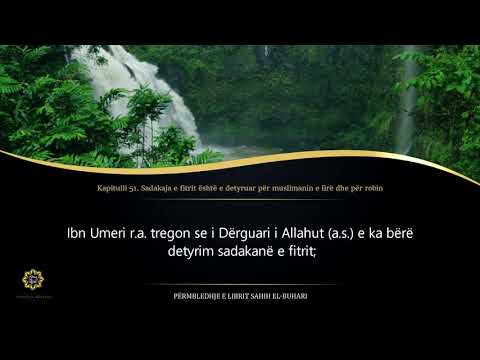Sahih Buhari - Hadith 761 - Sadakaja e fitrit është e detyruar për muslimanin e lirë dhe për robin