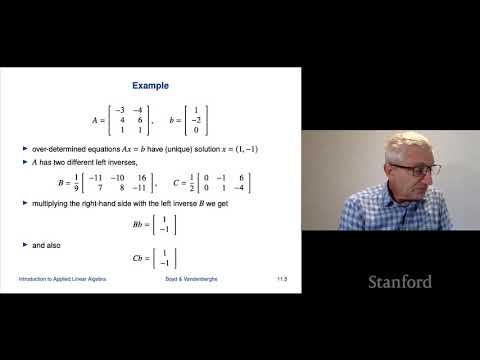 Stanford ENGR108 Introduction to Applied Linear Algebra | 2020 | Lecture 1 Introduction