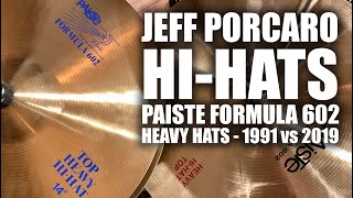 Video thumbnail for The Jeff Porcaro Hi-Hats - Paiste 14” Formula 602 Heavy Hi-Hat 1991 vs 2019 reissue. by Dennis Leeflang