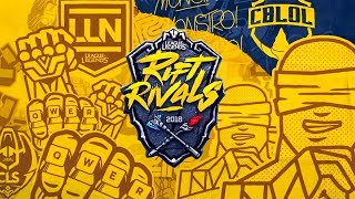 RIFT RIVALS 2018 LOGIN SCREEN - League of Legends