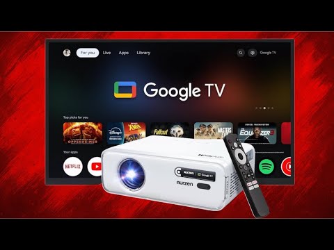 Is This $178 Projector the Ultimate Home Theater Hack? | AURZEN Eazze D1G Google TV Projector