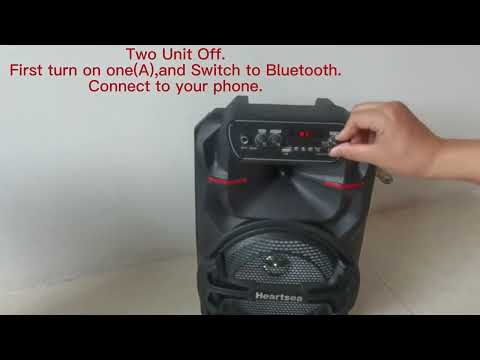 How to set the TWS function of karaoke machine