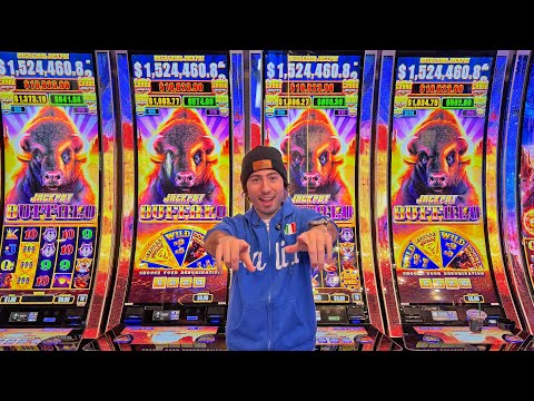 My BIGGEST WIN Ever On Buffalo Slots!!