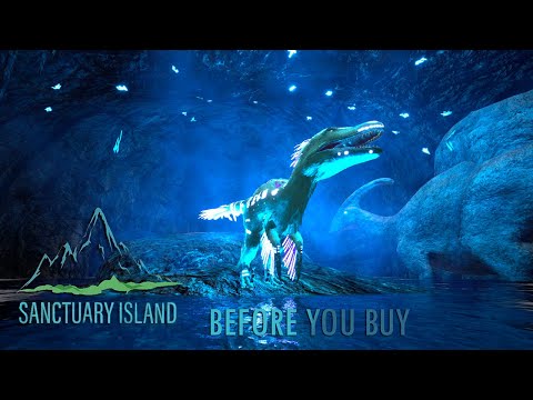 First Look And Review Of  Sanctuary Island NEW DINO SURVIVAL GAME!