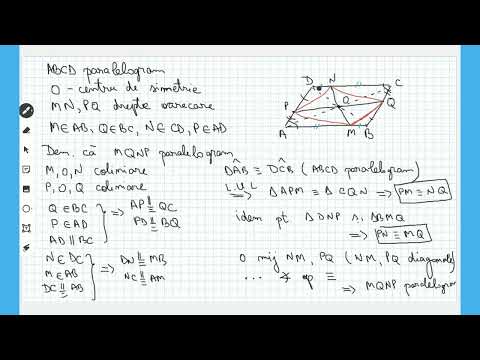 matematica clasa a 7 a - indicatii rezolvare problema paralelogram 1