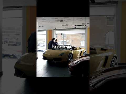 He sold a Lamborghini on his first day of work😏 #movie