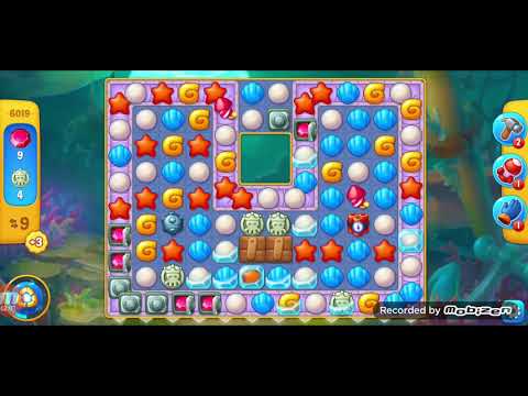 fishdom gameplay / level 6019 / It is like the ads? / thank you