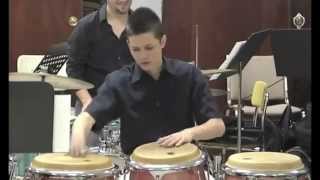 Puerto Rico Percusionistas, Recital del talentoso joven  Daniel Diaz  musica Jibaro de PR