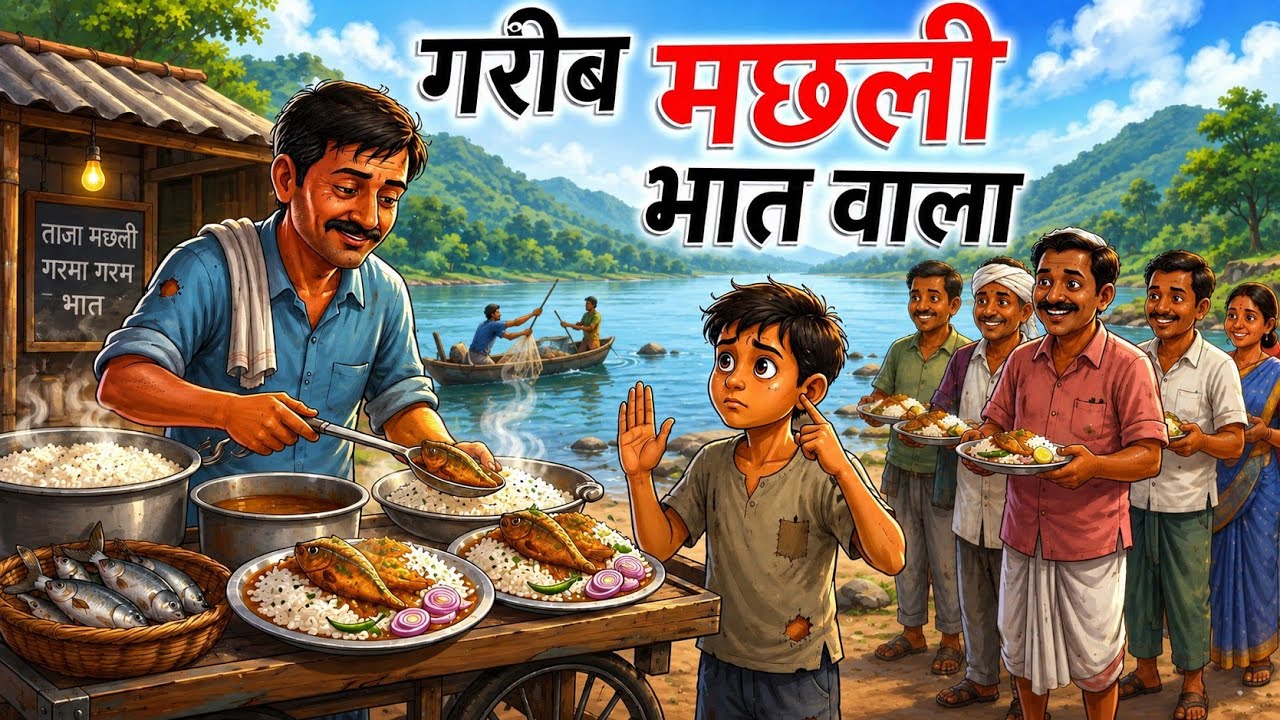 Gareeb Machhli Bhat Wala Hindi Kahaniya ToonShow Hindi