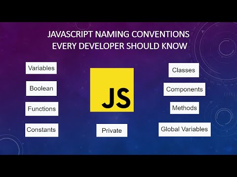 JavaScript Naming Conventions