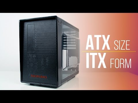 Riotoro CR1080 Case Review - ATX Components in ITX Package!