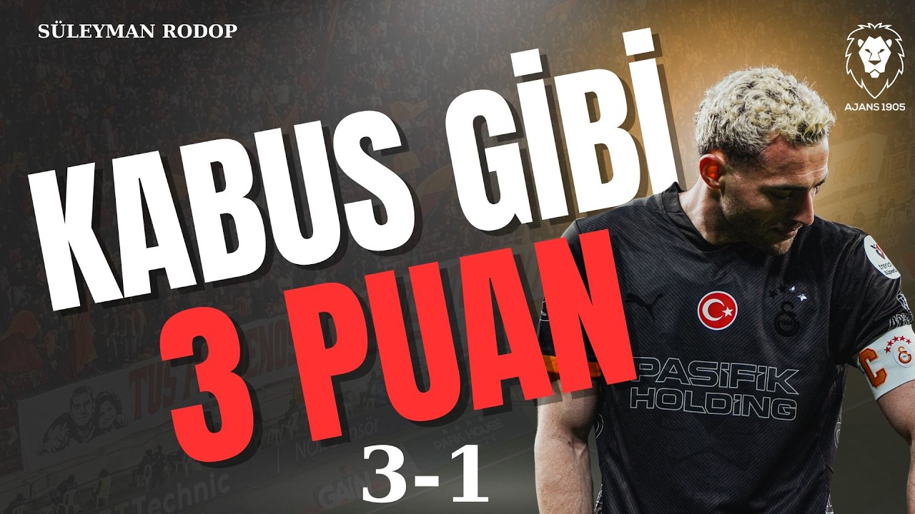 KABUS GİBİ 3 PUAN | Göztepe - Galatasaray : 1-3 | İlkay, Barış Alper ve Lemina | Galatasaray Gündem