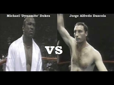 Michael 'Dynamite' Dokes vs Jorge Alfredo Dascola WBA Heavyweight 05-02-1990