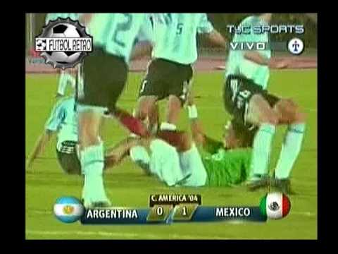 Argentina vs Mexico Copa America Peru 2004 FUTBOL RETRO
