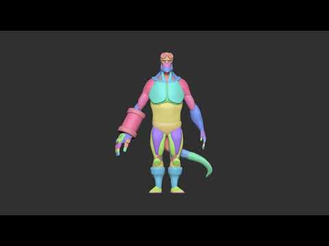 HellBoy (BlockOut) - ZBrush