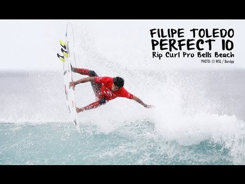 FILIPE  TOLEDO // PERFECT 10 // Rip Curl Pro Bells Beach // Australia