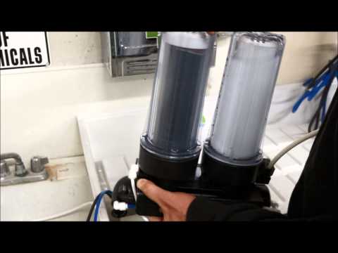 Flushing a HydroLogic KDF85 Filter Prior To Use