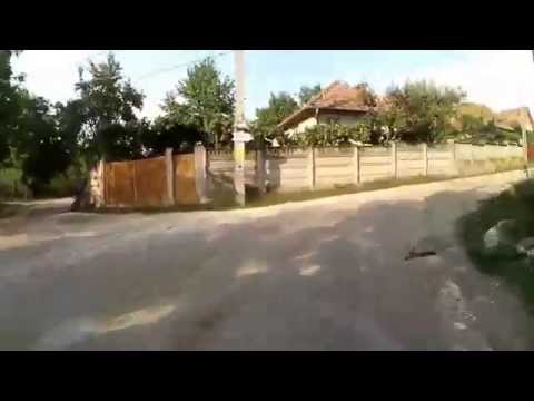 Drumul spre Băile Romana de la Cetea, județul Alba