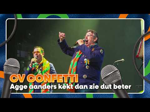 CV Confetti - Agge aanders kèkt dan zie dut beter - Zumme Zinge?! 2026 - KruikenTV