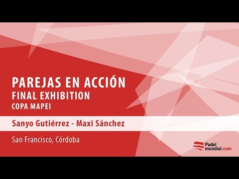 Top 3 Parejas - Gutiérrez/Sánchez -Exhibición Final Copa Mapei
