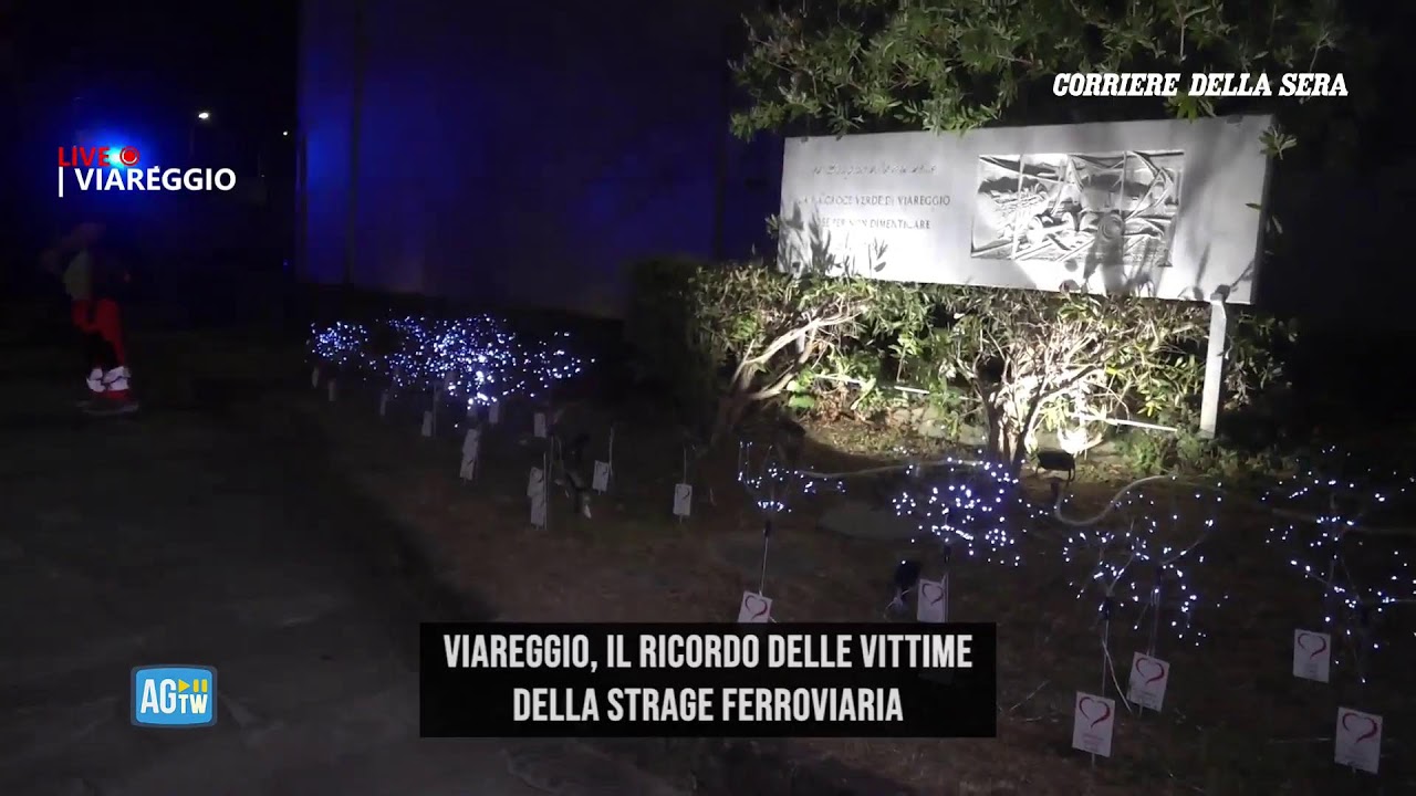 Il ricordo della strage di Viareggio