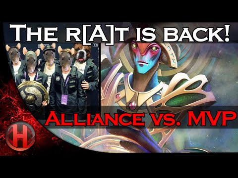 Alliance vs. MVP Dota 2 | Oracle Debut! The r[A]t is back!