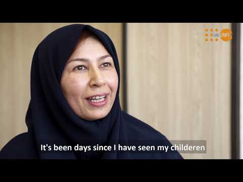 COVID-19と闘う　イランの女性医療従事者