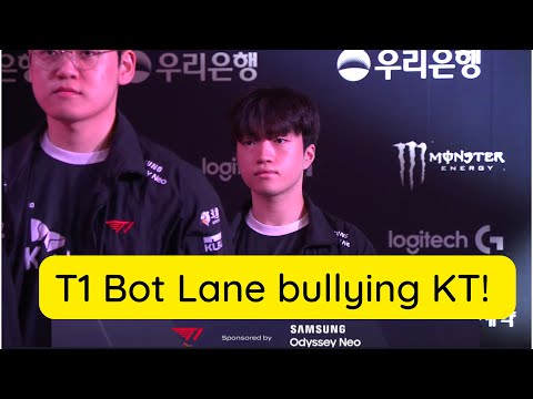 T1 bot lane is bullying KT Level 1! T1 vs KT LCK spring 2023 game 2.